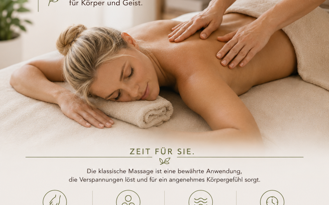 Eine Massage ist eine gute Idee